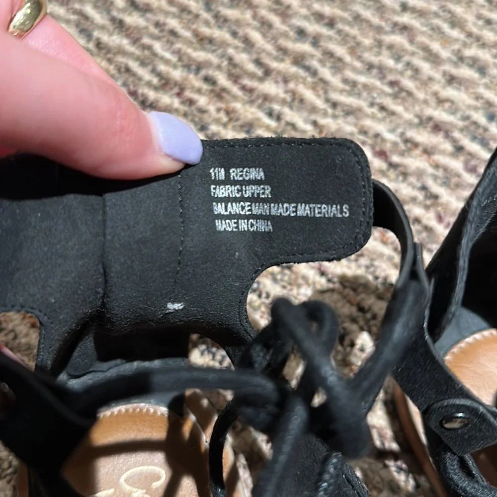 Crown vintage black gladiator sandal - Picture 2 of 5